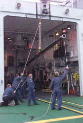 Lowering the old blade