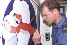 Mike, working on his umpteeth masterpiece