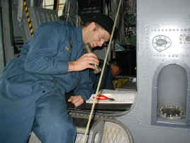 Rock working hard