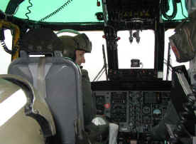 Barry at the controls