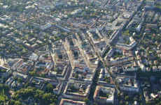 Part of downtown Oslo