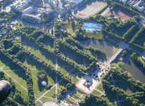 The main park... there are over 200 statues in this park!
