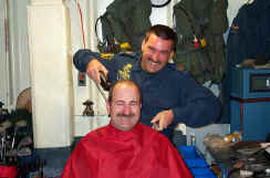 Look out, Chief! He's got the clippers!!!