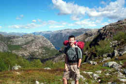 Barry with a bit of Lysefjorden in the background