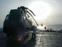 On the Deck with the Fleet astern
