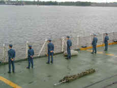 Formed up on the flight deck
