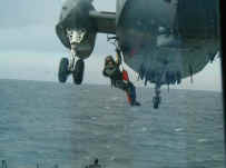 Sarah preparing for a double lift